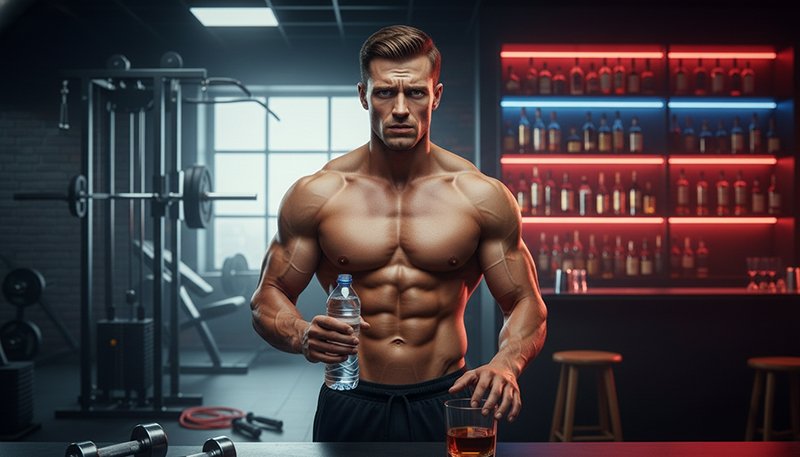does alcohol kill gains